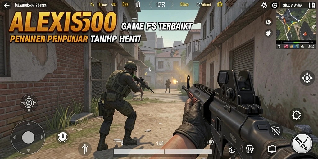 Gameplay ALEXIS500 dengan pertempuran intens dan grafik memukau.