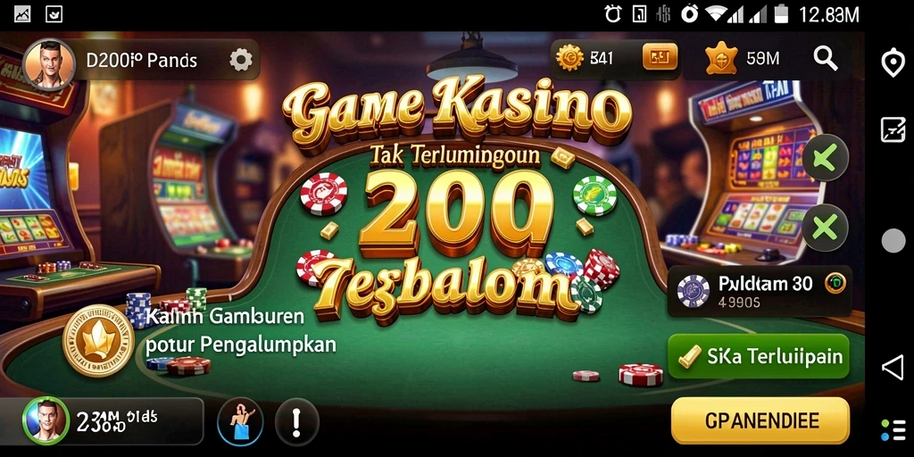 Tampilan gameplay D200M yang menarik dan interaktif.