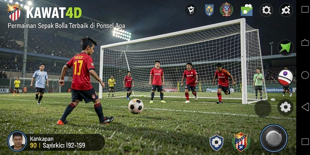 Tampilan gameplay KAWAT4D yang menegangkan dan seru.