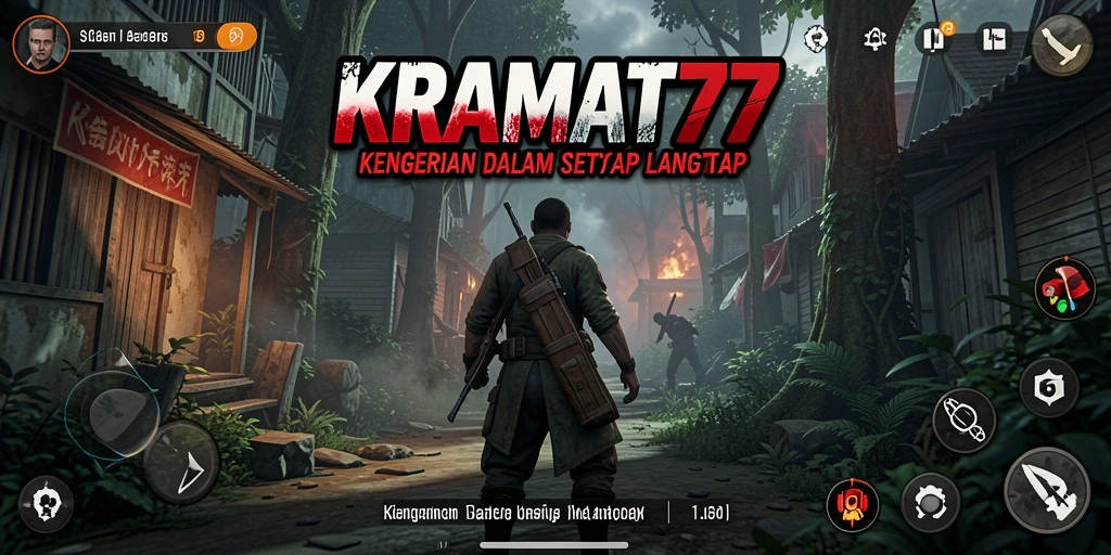 Gameplay KRAMAT77 yang menegangkan di lokasi angker.