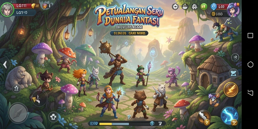 Tampilan gameplay LG111 yang menarik dalam petualangan seru.