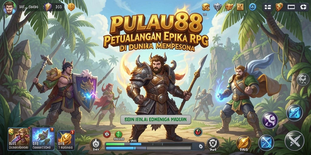 Tampilan mendalam dari gameplay RPG PULAU88 yang penuh aksi.