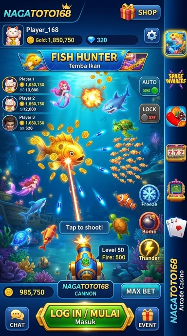 Screenshot tampilan antarmuka aplikasi Nagatoto168 yang menarik.
