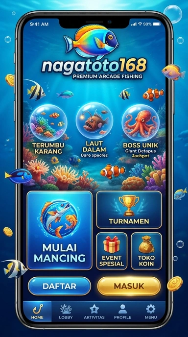 Tangkapan layar berbagai kategori aplikasi di Nagatoto168.